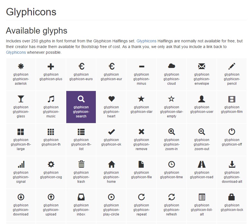 Bootstrap Icons official documentation