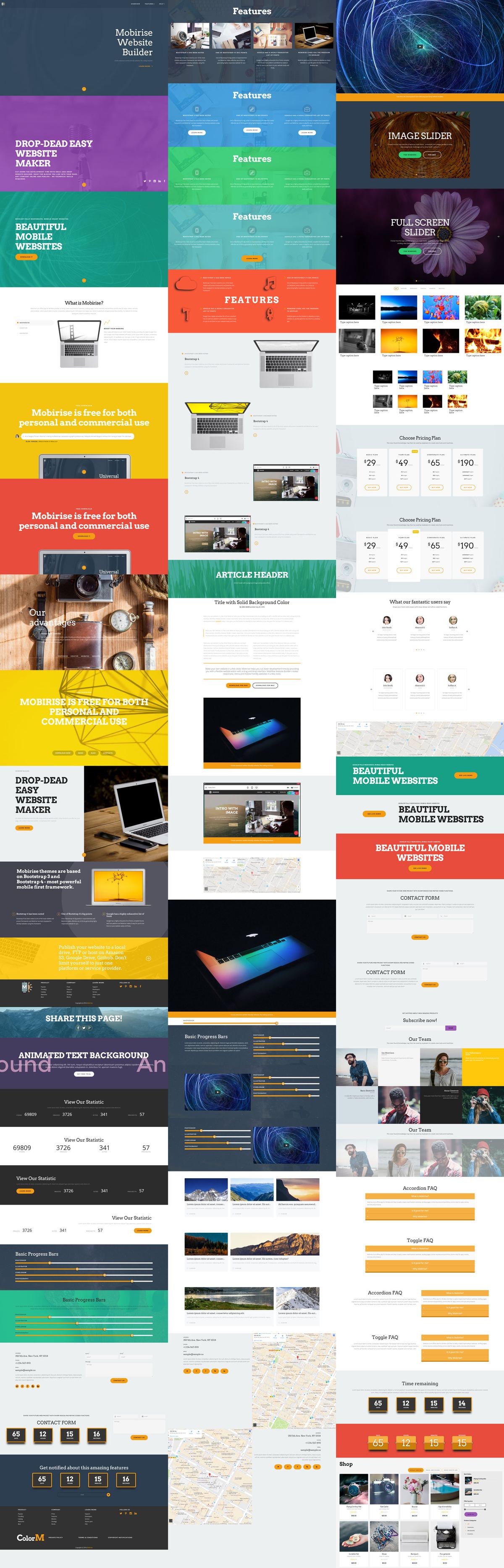 Mobile Website Template