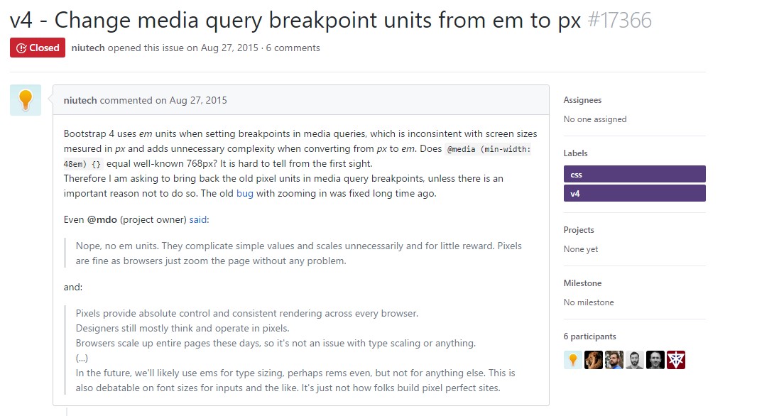 Change media query breakpoint units from 'em' to 'px' 